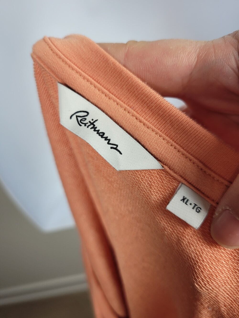 2/$20 Reitmans Orange Floral Pattern Sleeve Sweatshirt Top Size: XL - Picture 8 of 11